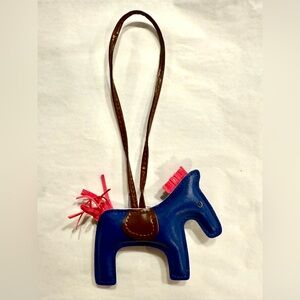 Blue Horse Bag Charm